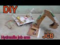 how to make hydraulic jcb with syringe|how to make hydraulic robotic arm|how to make jcb arm