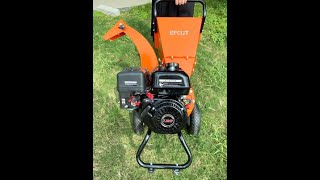 EFCUT C30 MINI Wood Chipper Shredder assembly demonstration #woodchipper #mathinery #EFCUT