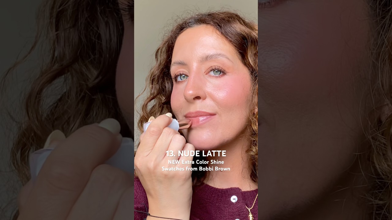 NEW Extra Color Shine Swatches from Bobbi Brown 👏 this formula 🔥 