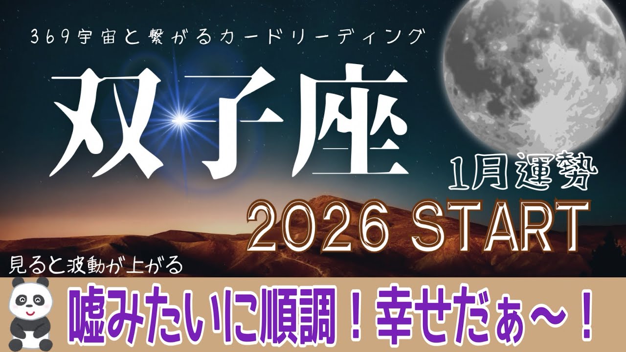 1月💫双子座の運勢🦉不安感ゼロ👌🏻新たなチャレンジで存在感爆上がり🎊🌈✨