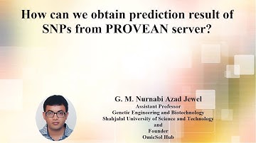 5.2.1. Obtaining prediction result of SNPs from PROVEAN server