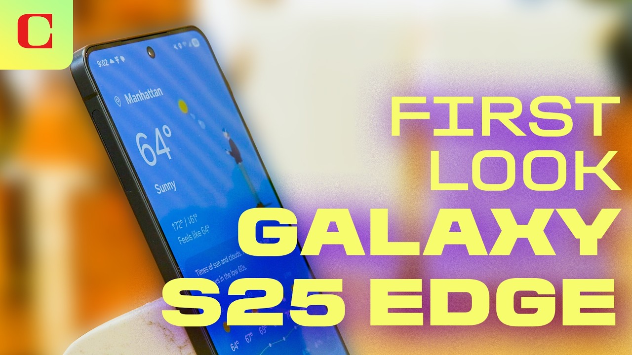 Galaxy S25 Edge Hands On: Samsung's Super-Thin Phone Is Impressive