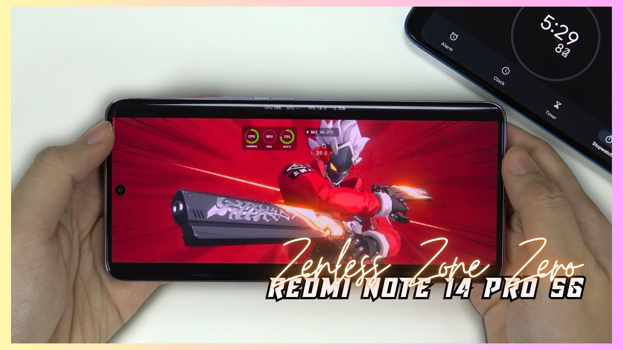 Redmi Note 14 Pro 5G Zenless Zone Zero Gaming test | Dimensity 7300 Ultra, 120Hz Display