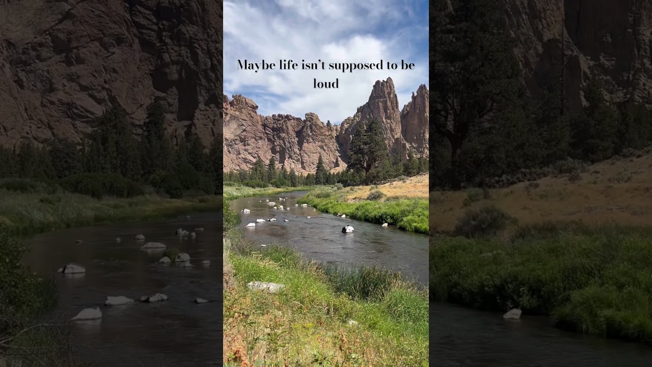 A reminder to slow down during this hectic time. 