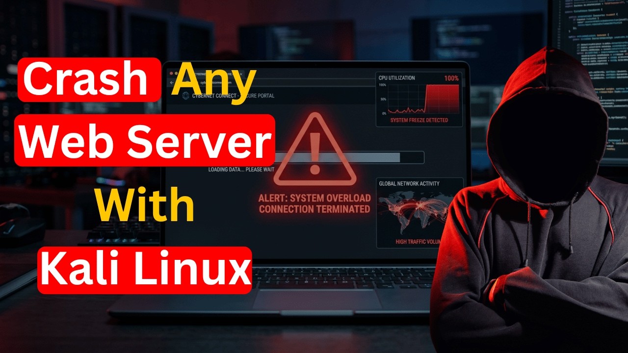 How to Crash Any Web Server using DoS Attacks in Kali Linux - YouTube