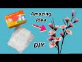 DIY Used Fabric Dryer Sheets Cherry Blossom/Amazing Idea/Handmade Flowers #craft #shorts #diy 