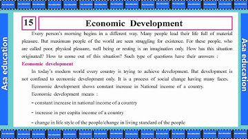 Ch 15.1 Economic Development (Social Science, Grade 10, GSEB) Easy explanation in Hindi