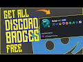 How To Get All Badges On Discord [ LOG INTO DISCORD BOT ACCOUNT ]