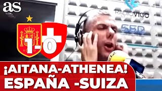 La LOCURA con el TACONAZO de AITANA BONMATÍ y el gol de ATHENEA  en el ESPAÑA 2 - SUIZA 0