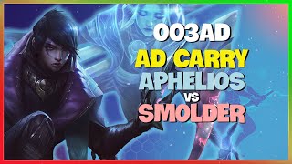 003ad Aphelios : HỦY DIỆT Smolder Với Sát Thương ĐIÊN RỒ Ở Rank Thách Đấu - Vietsub
