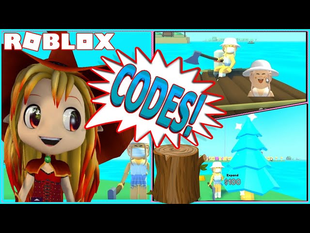 🌲 FOUR WORKING CODES AND CHOPPING DOWN A MEGA TREE! ROBLOX TIMBER!