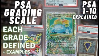 PSA 1-10 Grading Scale Explained! Defining Each Grade & Showing