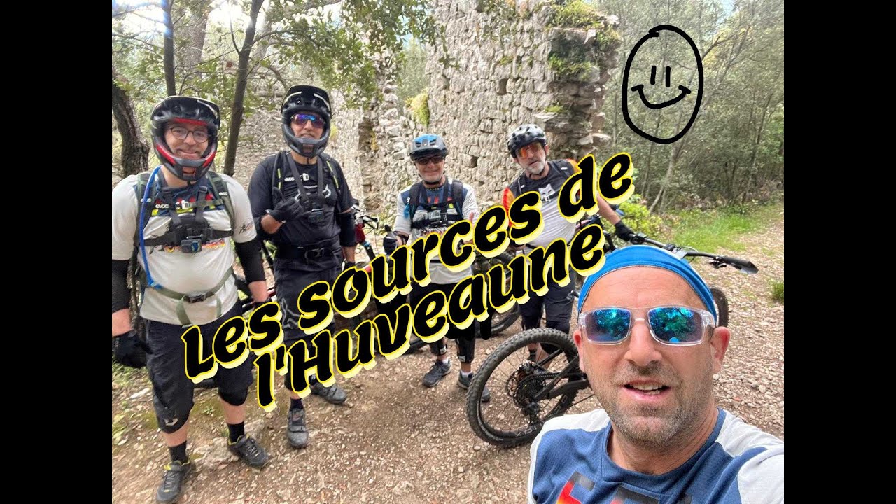 Les sources de l'Huveaune avec les Outsiders en VTT et VTTAE et le single vallon des enferts