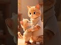 cat and kitten #trending #cute #cat #catvideos #trend #mother #motherlove #kitten #cartoon #animatio