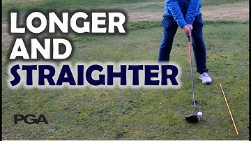 Hit it longer and straighter with these alignment stick drills!