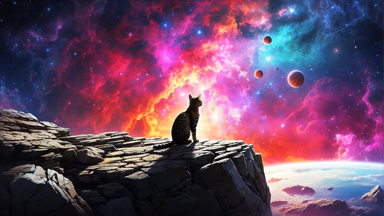 Cosmic Cat Vibes 🌌 Chill Lofi Beats for Studying & Relaxation #lofi ...