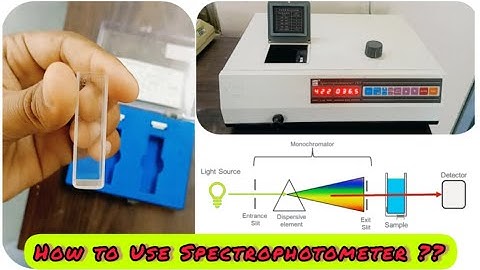 How to use SPECTROPHOTOMETER ?? Explained full details in Hindi #labinstruments #spectrophotometer