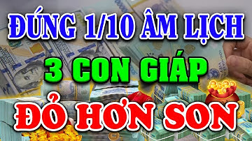 3 Con Giáp May Mắn Nhất Ngày Mùng 1 Tháng 10 Âm Lịch, Tiền Bạc Ùn Ùn Đổ Về Nhà, Giàu Nứt Vách