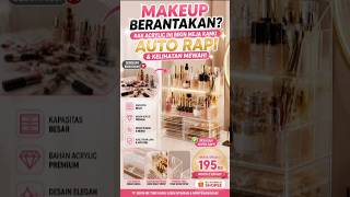 #RakMakeup#MejaAesthetic#BeautySetup#MakeupOrganizer#ShopeeFinds