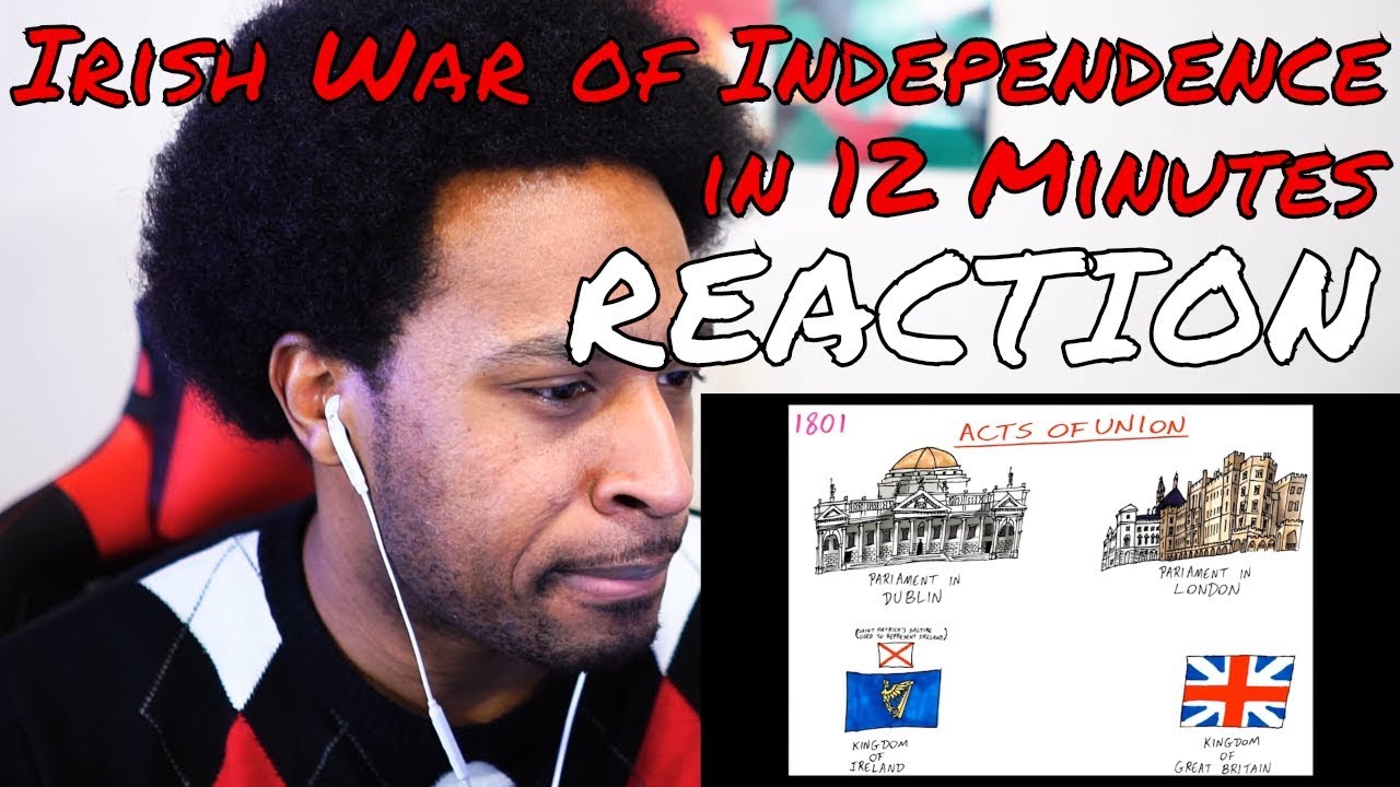 Война за независимость Ирландии за 12 минут РЕАКЦИЯ | DaVinci РЕАКЦИЯ