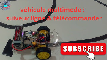 Projet Arduino  /  véhicule multimode :  suiveur ligne & télécommander
