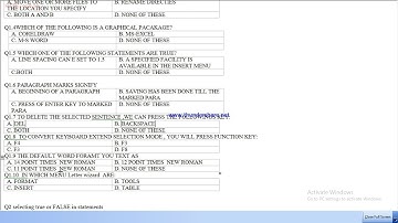 O Level  || IT TOOLS & BUSINESS SYSTEMS In Hindi || M1 R4 || paper solution ||
