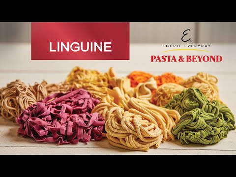 Emeril Everyday - Fresh 🍝 Delicious 🍝 Simple 🍎 With the Emeril Lagasse  Pasta & Beyond pasta maker, fresh linguine is right at your fingertips!  #EmerilEveryday #Pastaandbeyond #Food #Pastamaker #BAM 🔗