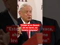 AMLO habla sobre enfrentamientos de la CNTE y los de la marcha ‘Marea Rosa’ #shorts