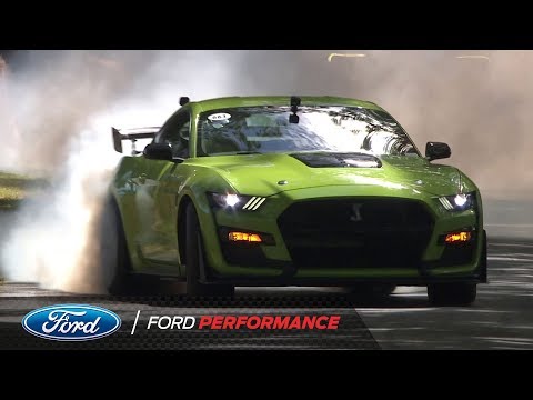 All-New 2020 Ford Mustang Shelby GT500 Climbs The Hill At Goodwood | Ford Performance