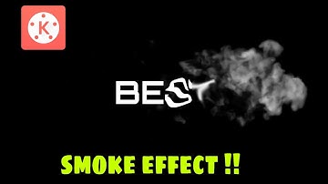How To Make Smoke Text Reveal Intro || Using Kinemaster.