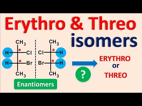 Erythro and threo isomers