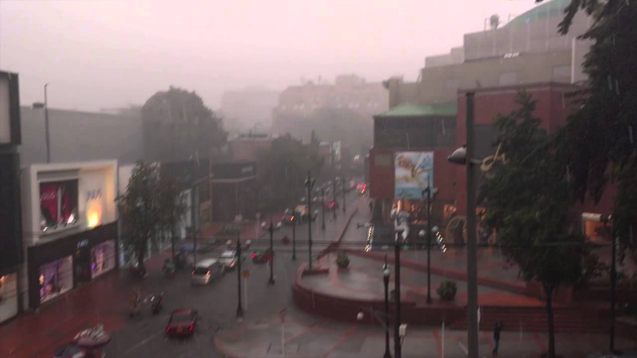 Watch the Streets of Bogota, Colombia Flood-