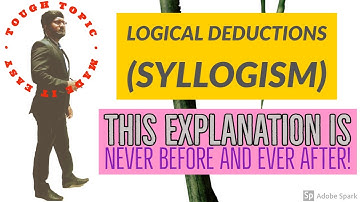 Logical Deductions (Syllogism)| Statements & Conclusions
