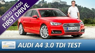 2016 audi a4 3 0 tdi quattro b9 test fahrbericht review german