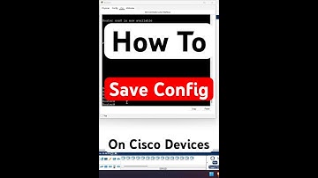 How To Save Config on Cisco Switches & Routers 🖥️ (CCNA Lab )  #ccna #cisco #ccnp #ciscolab #ccnp