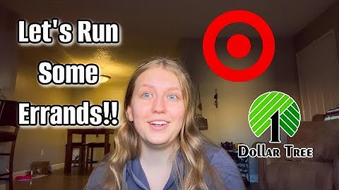TARGET AND DOLLAR TREE HAUL | RUN ERRANDS WITH ME