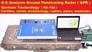Underground Metal Detector on Rent. KS700 GPR system 3D Technology