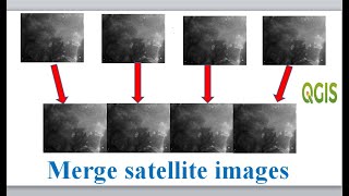 Merge or Mosaic Satellite Images in QGIS