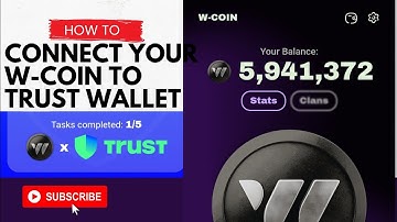 HOW TO CONNECT W COIN TO TRUST WALLET @TrustWallet  @HamsterKombat_Official @TapSwapChannel