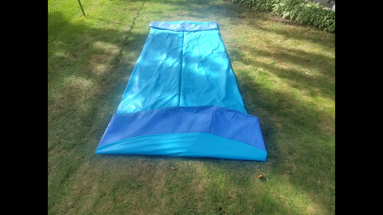 How To Fold An Intex Pool - YouTube
