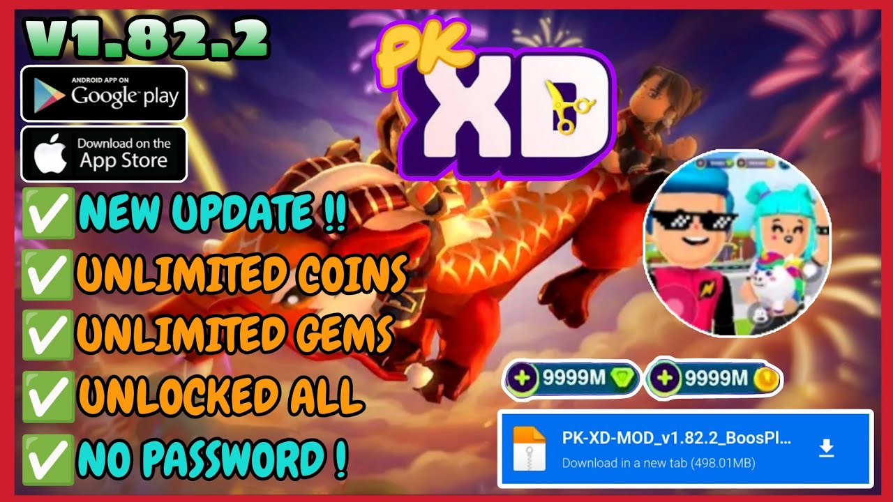 NEW Update PK XD Mod Menu v1.82.2 Latest On Android | Update PK XD Mod Apk 2026