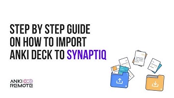 How to import Anki deck to Synaptiq: A step by step guide