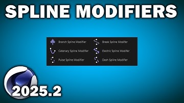 Cinema 4d 2025.2: Spline Modifiers