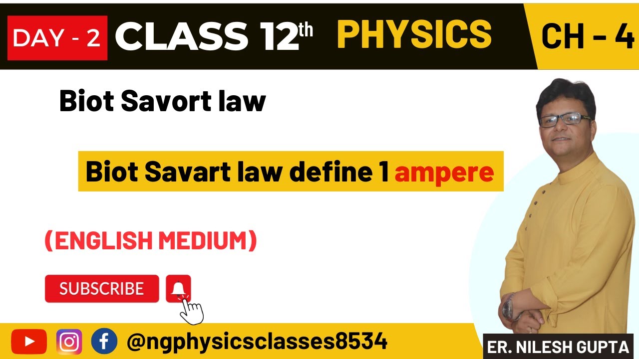 12th Em Ch 4 Day 2 Biot Savort Law On The Basis Of Biot Savart Law 12th-em-ch-4-day-2-biot-savort-law-on-the-basis-of-biot-savart-law