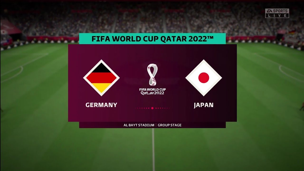 FIFA 23 Germany vs Japan - FIFA World Cup Qatar 2022 Gameplay