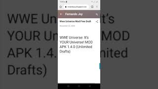 How to download wwe universe mod apk free draft screenshot 5