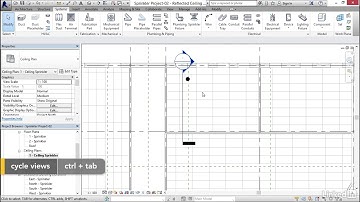 Revit Fire Protection tutorials| 06 02 Adding sprinkler heads