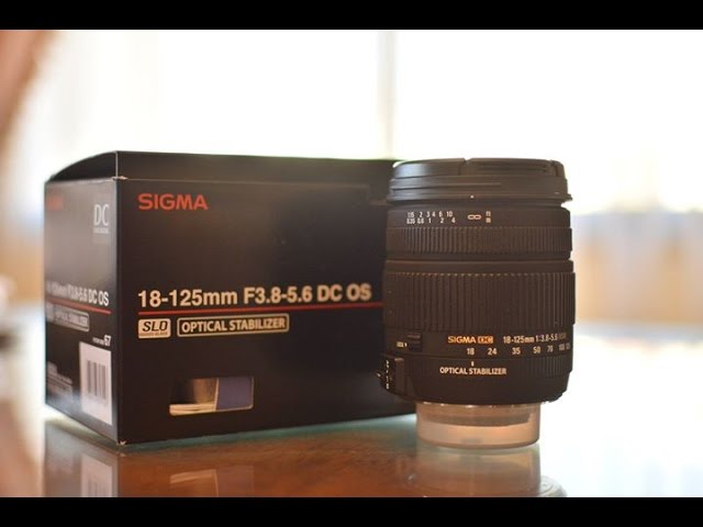 Sigma 18 125mm F 3 8 5 6 Dc Os Hsm Review Youtube