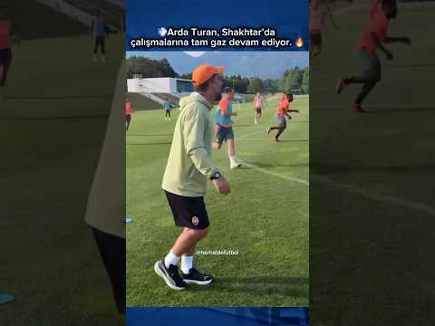 Arda Turan Continues His Training At Shakhtar At Full Speed 