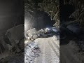 Они не верили, что джипом достану погрузчик из кювета. #automobile #зима #offroad #snow